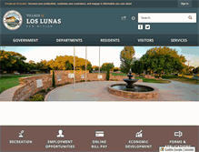 Tablet Screenshot of loslunasnm.gov